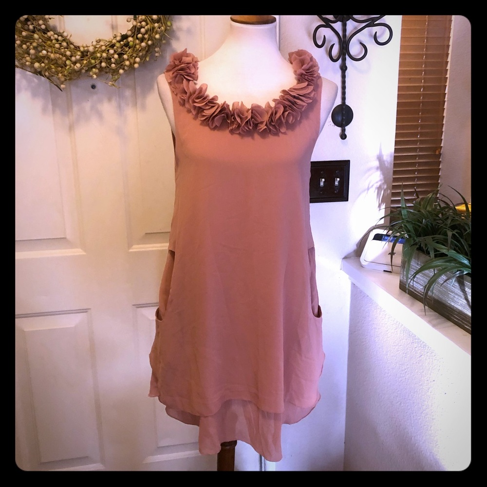 TFNC London Blush Tunic Dress NWT